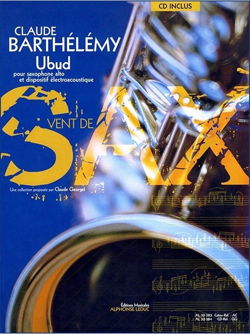 Ubud, pour, saxophone en Mi b