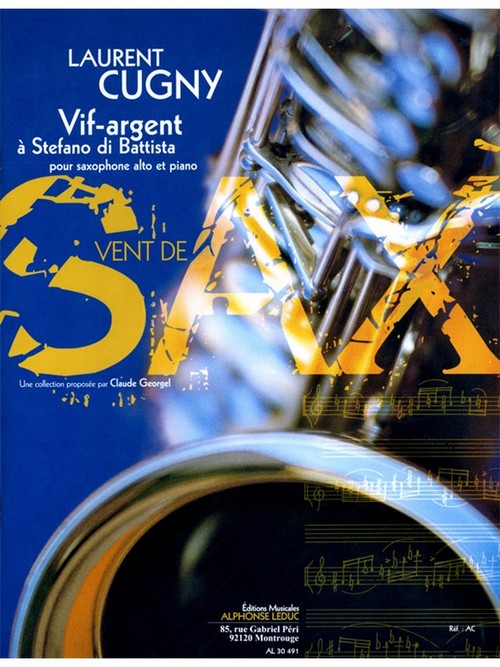 Vif-Argent à Stefano di Battista, pour saxophone Mib et piano