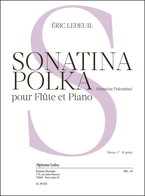 Sonatina Polka, pour flûte et Piano. 9790046306327
