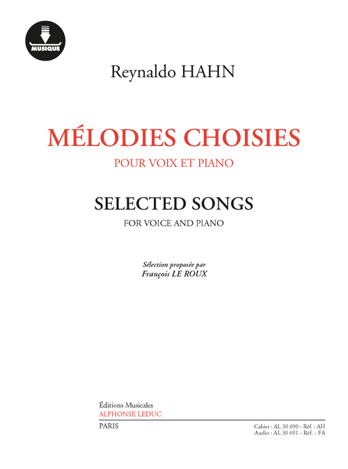 Mélodies choisies pour voix et piano