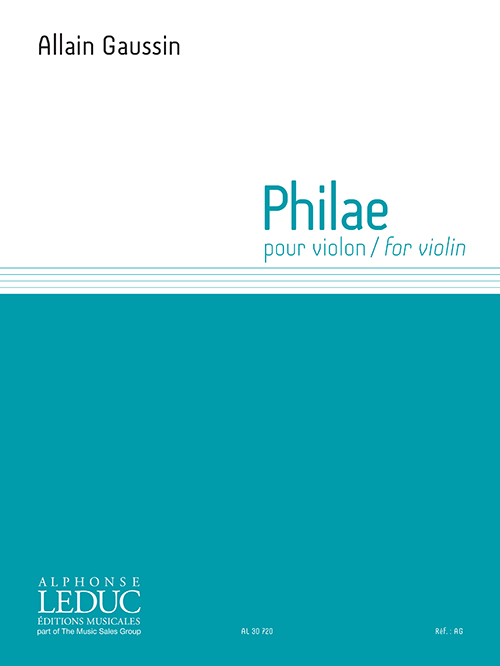 Philae, for Violin