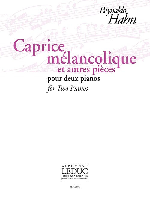Caprice mélancolique et autres pièces pour deux pianos