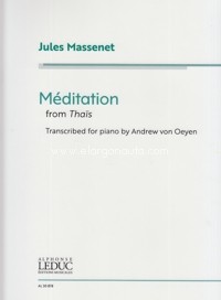 Méditation from Thaïs, pour piano