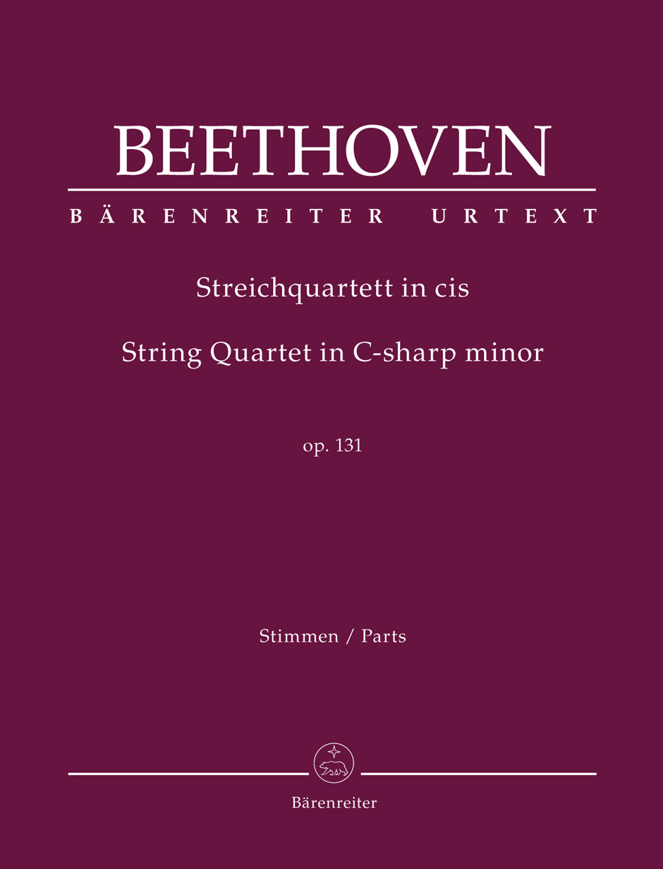 String Quartet in C-sharp minor, op. 131, Set of Parts