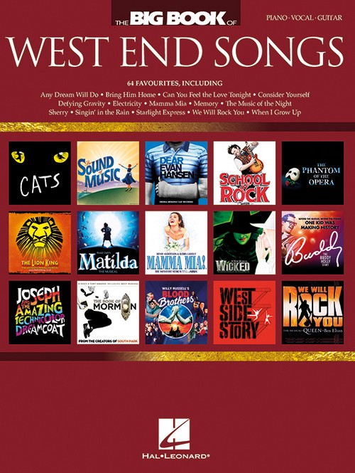The Big Book of West End Songs, Piano, Vocal and Guitar. 9781540087997