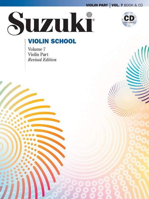 V. 7. Violin Part. Suzuki Violin School + CD. Revision Edition