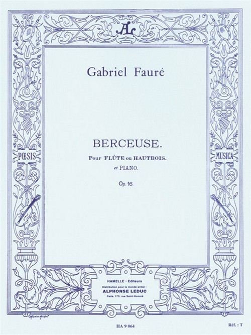 Berceuse Op. 16, flûte et piano