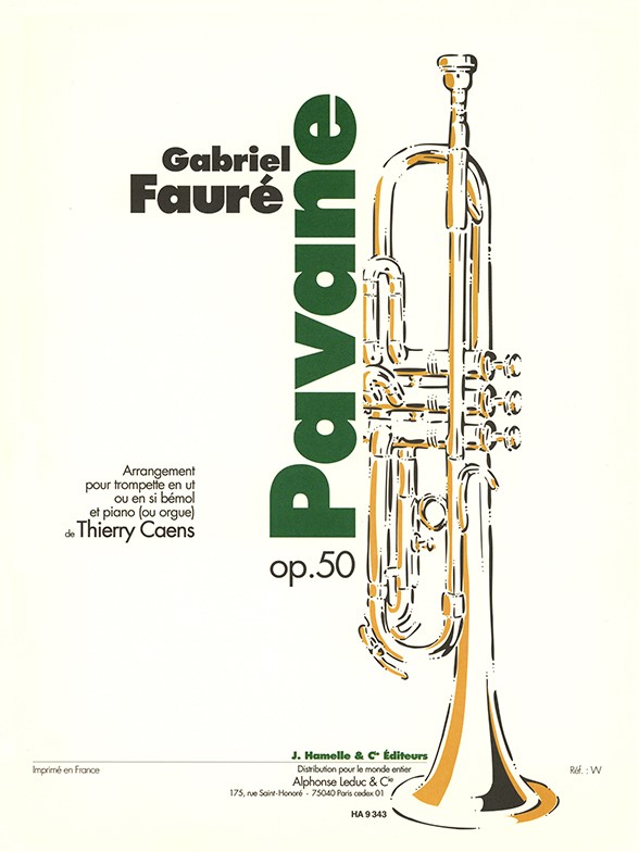 Pavane Op. 50, pour trompette et piano