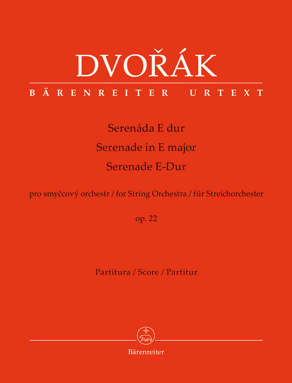 Serenade for String Orchestra E major op. 22, Score