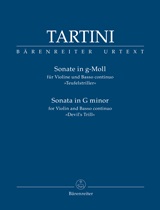 Sonate in G-Moll, Teufelstriller, Violin and Basso Continuo