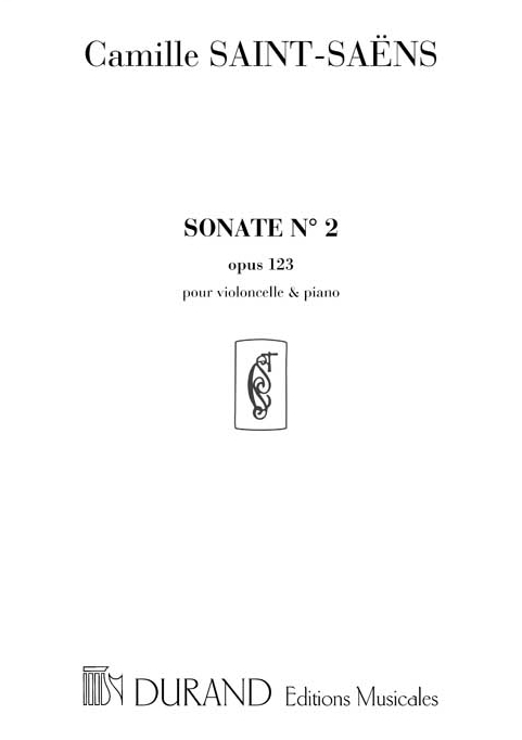 Sonate nº 2 opus 123, violoncelle et piano