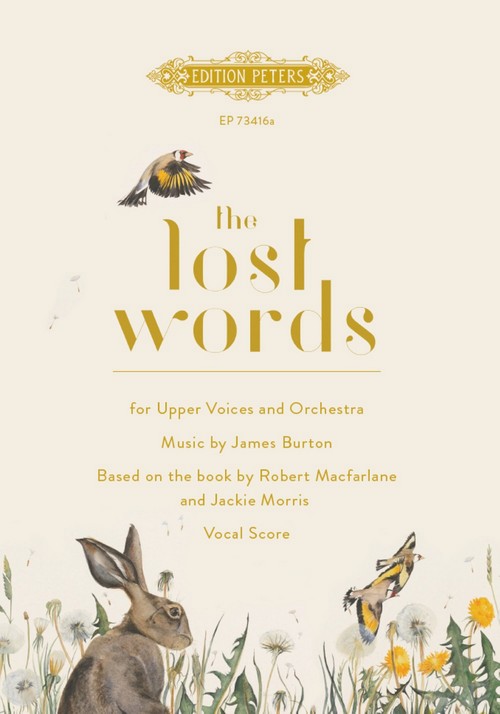 The Lost Words: for Upper Voices and Orchestra, Piano Reduction