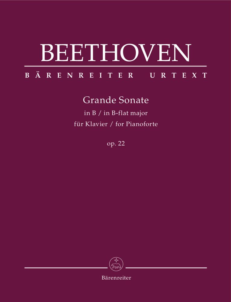 Grande Sonate In B-flat Major: Op. 22, Piano
