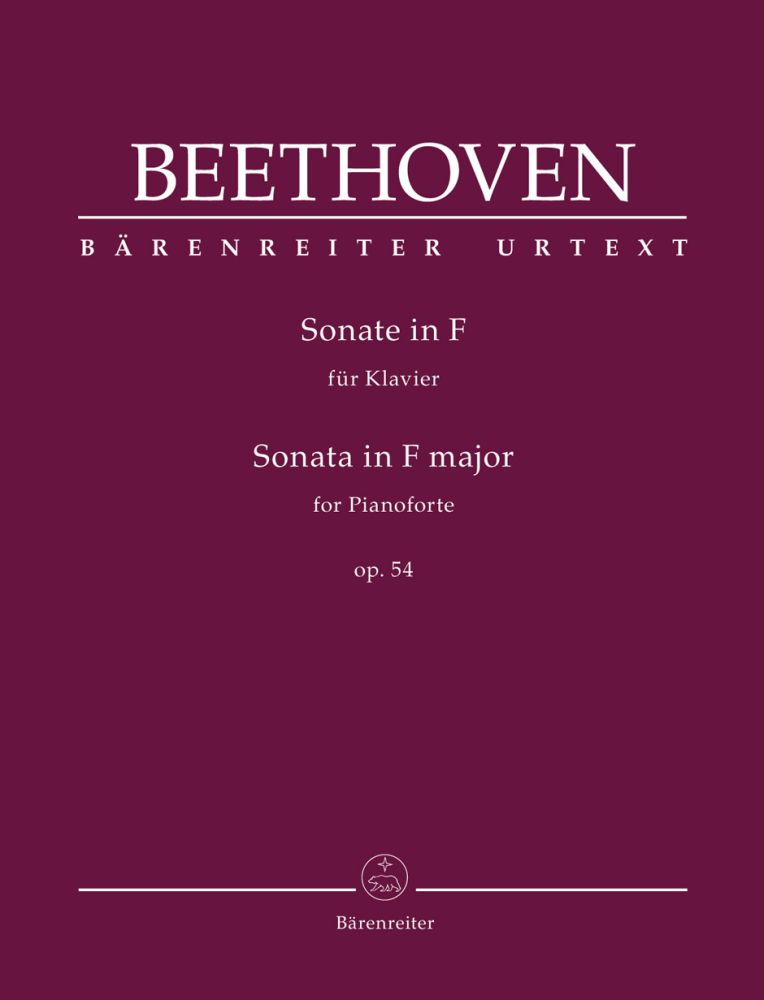 Sonata In F Major Op. 54, Piano