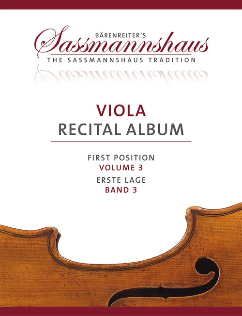 Viola Recital Album: First Position, vol. 3, Viola and Piano or 2 Violas