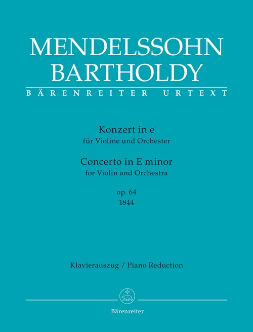 Konzert für Violine und Orchester, in E, Op. 64, Piano Reduction
