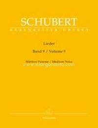 Lieder Volume 9, Medium Voice and Piano