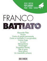 Franco Battiato, Piano, Vocal, Guitar