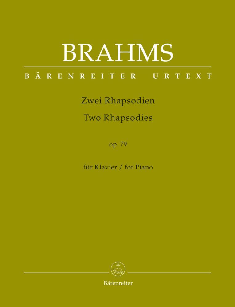 Two Rhapsodies for Piano Op. 79. 9790006530830