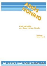 Adiós Nonino, Concert Band/Harmonie, Score