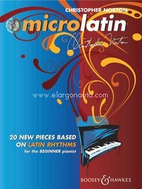 Microlatin, 20 new pieces based on latin rhythms for the beginner pianist, for piano, edition with CD