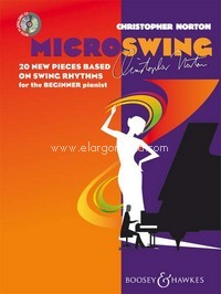 Microswing, 20 new pieces based on swing rhythms for the beginner pianist, edition with CD
