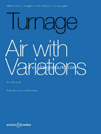 Air with Variations, for guitar