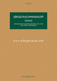 Songs, Arranged by Vladimir Jurowski (1915-1972) for voice and orchestra, study score