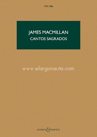 Cantos sagrados, for mixed choir (SATB) and orchestra, study score