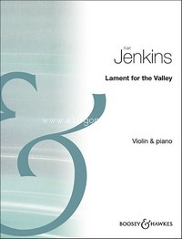 Lament for the Valley, for violin and piano