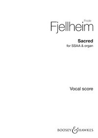 Sacred, for choir (SSAA) and piano, choral score