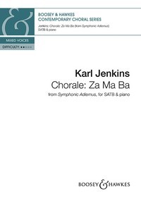Chorale: Za Ma Ba, from Symphonic Adiemus, for mixed choir (SATB) and piano, choral score