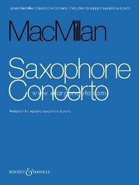 Saxophone Concerto, for soprano saxophone and orchestra, piano reduction with solo part