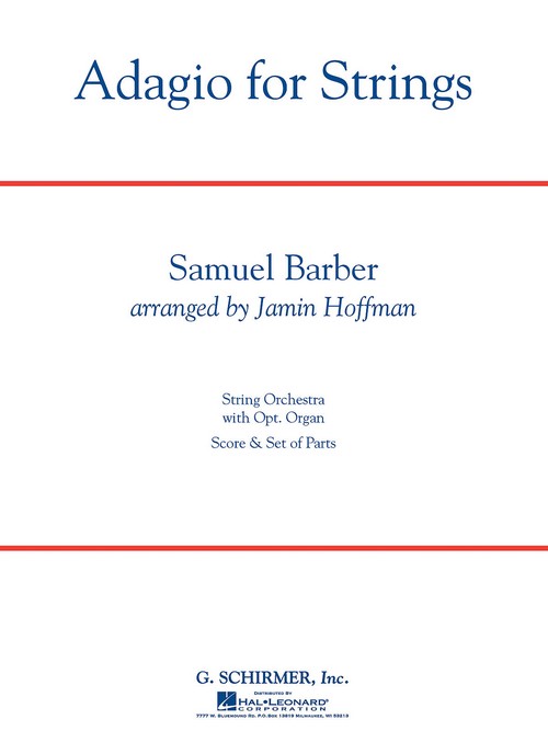 Adagio for Strings, opus 11. Score and Set of Parts. 9781423400134