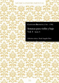 Sonatas para violín y bajo. Vol. 5. Serie 5