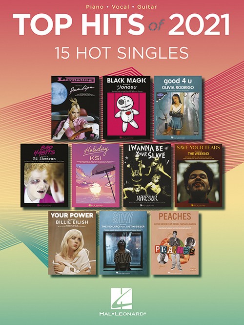 Top Hits of 2021: 15 Hot Singles, Piano, Vocal and Guitar