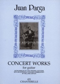 Concert Works for Guitar, in Facsimiles of the original editions. 9783890440903