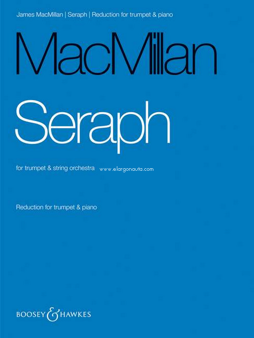 Seraph, for trumpet and string orchestra, piano reduction with solo part
