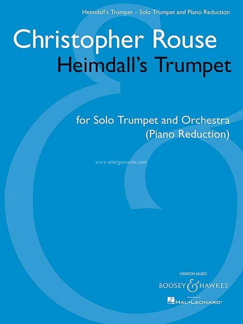 Heimdall's Trumpet, for trumpet and orchestra, piano reduction with solo part