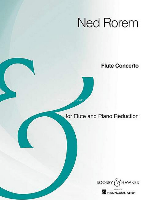 Flute Concerto, for flute and orchestra, piano reduction with solo part