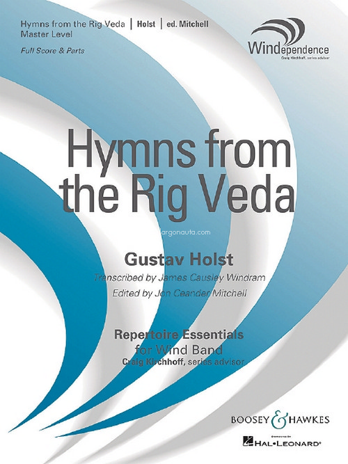Hymns from the Rig Veda, for wind band, score. 9790051663644