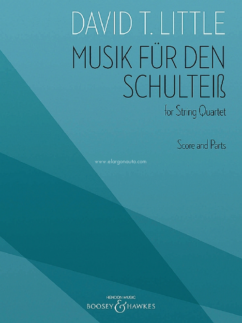 Musik für den Schulteiss, for string quartet, score and parts. 9781540038029