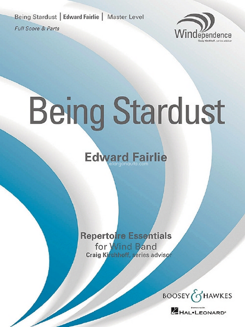 Being Stardust, for wind band, score