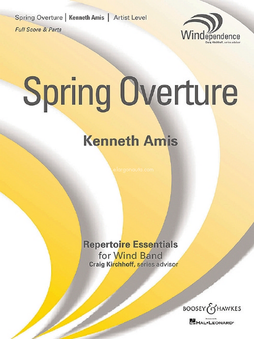 Spring Overture, for wind band, score and parts. 9790051663934