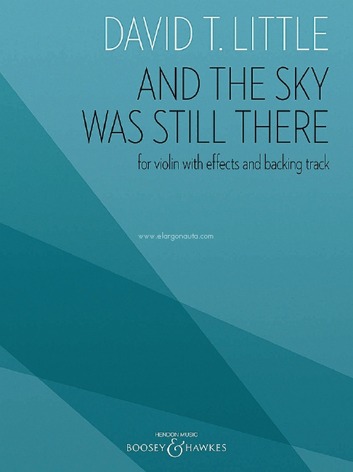 And The Sky Was Still There, for Violin with effects and backing track, performance score