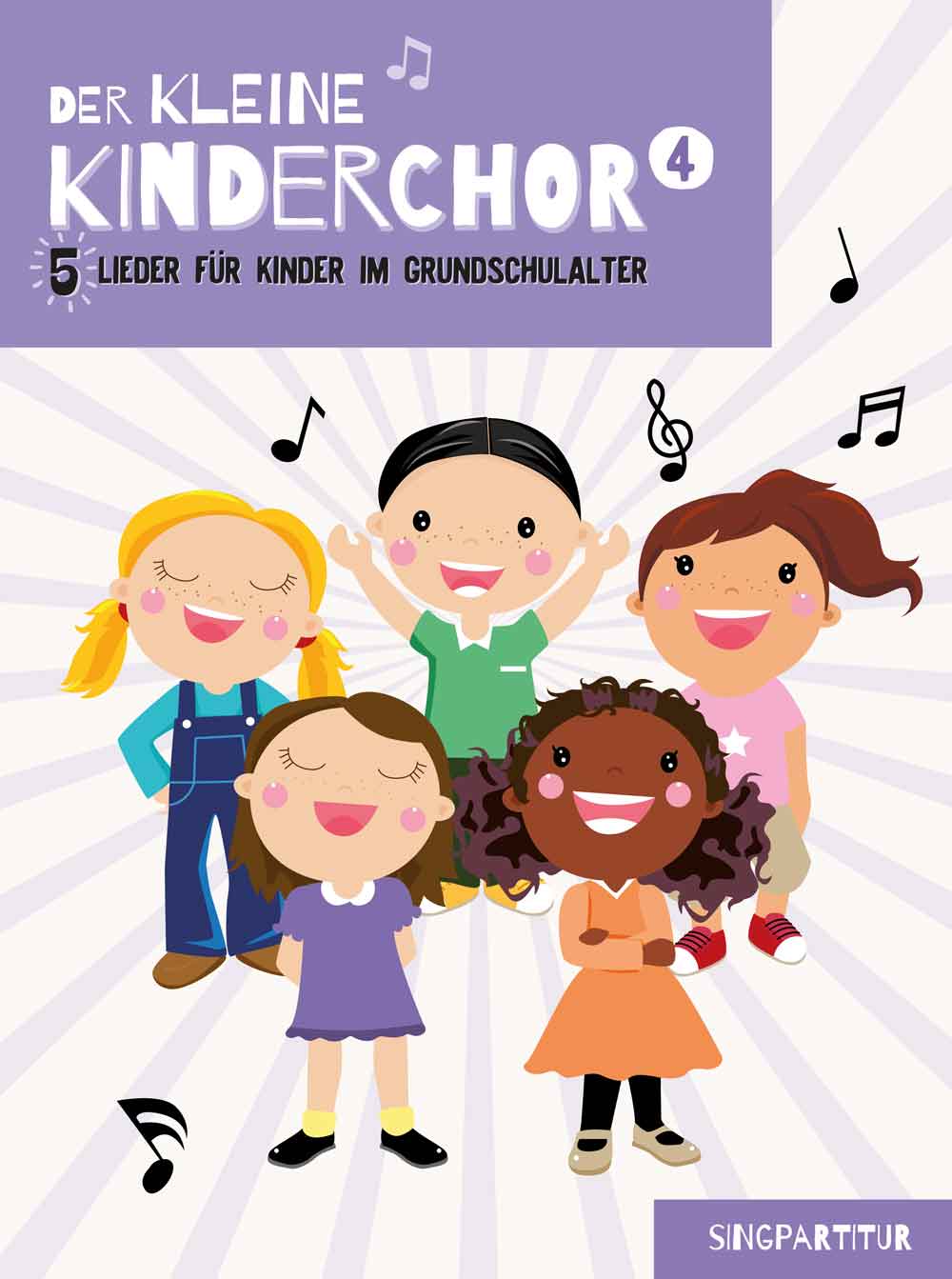 Der kleine Kinderchor 4: 5 Lieder für Kinder im Grundschulalter, SS, 2 Treble Voices, Choral Score