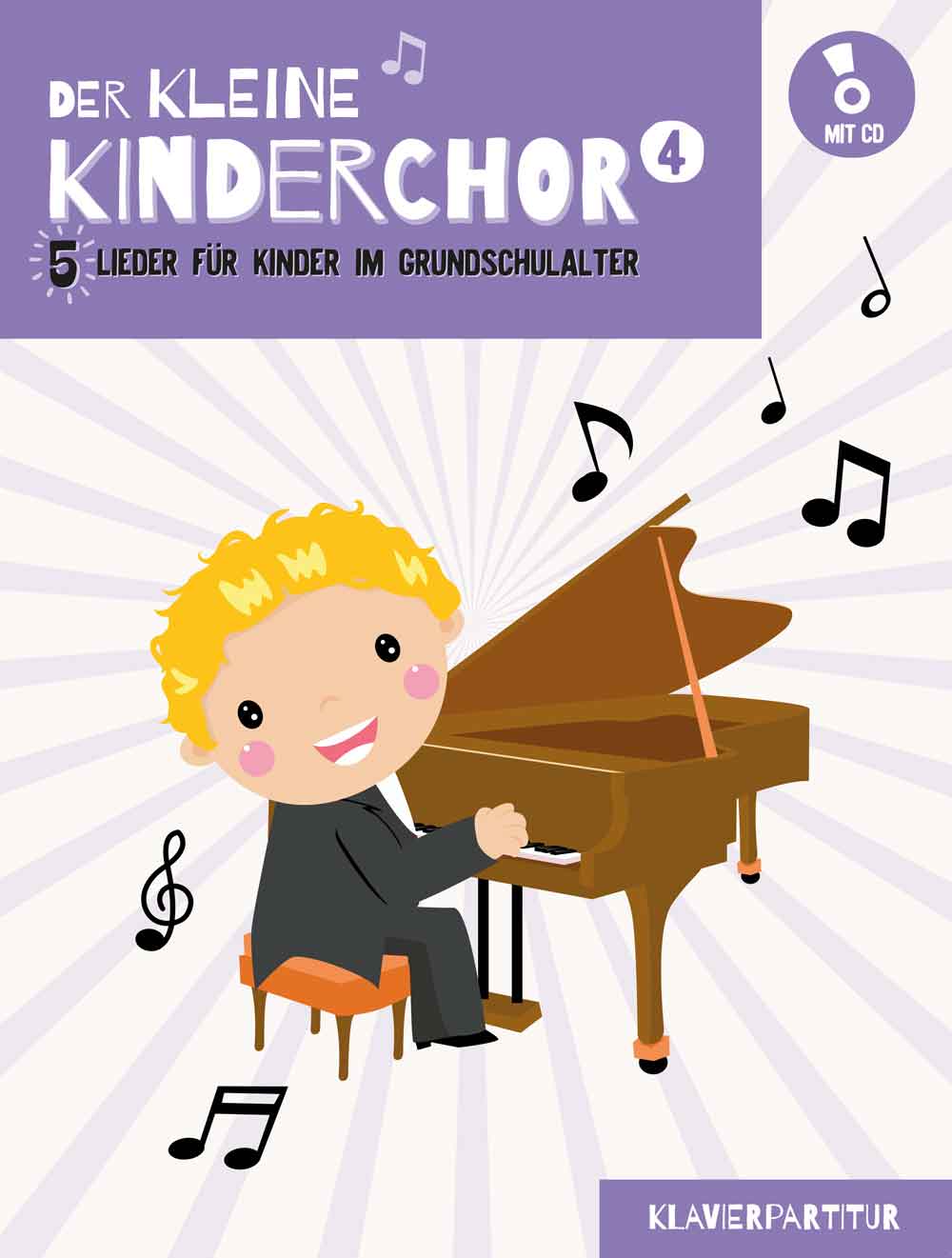 Der kleine Kinderchor 4: 5 Lieder für Kinder im Grundschulalter, Piano Accompaniment