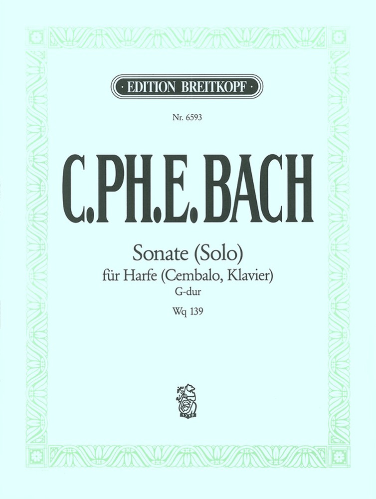 Sonate (Solo) Wq 139, harp (piano/harpsichord)
