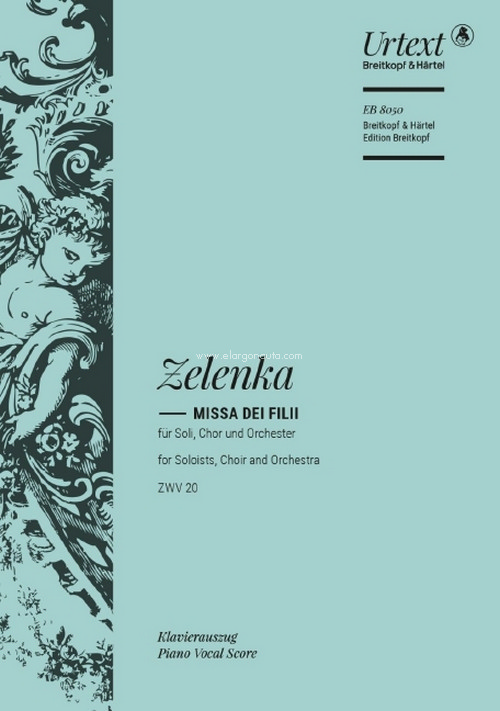 Missa Dei Filii ZWV 20, Breitkopf Urtext, Piano Vocal Score