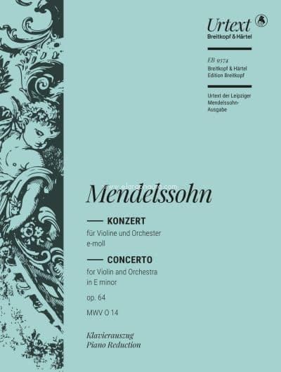 Concerto for Violin and Orchestra e minor op. 64 MWV O 14, Piano Reduction